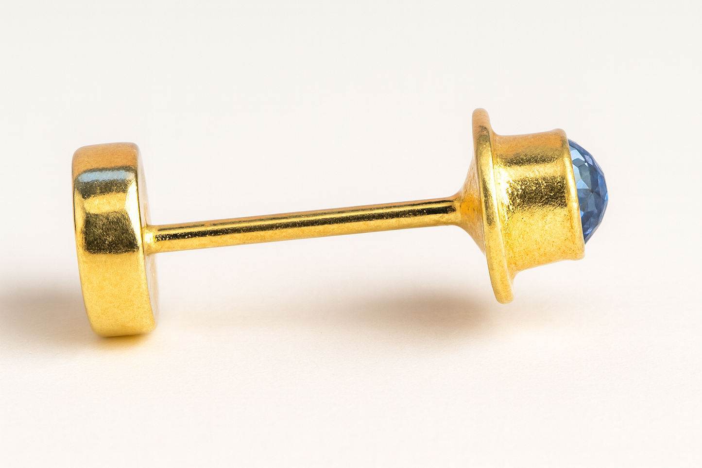 Aros De Oro Para Bebé Oro 18k Strass