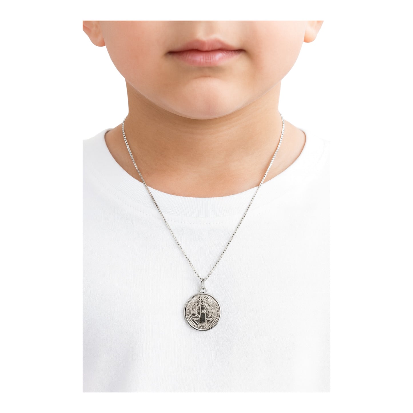 Collar Medalla De San Benito