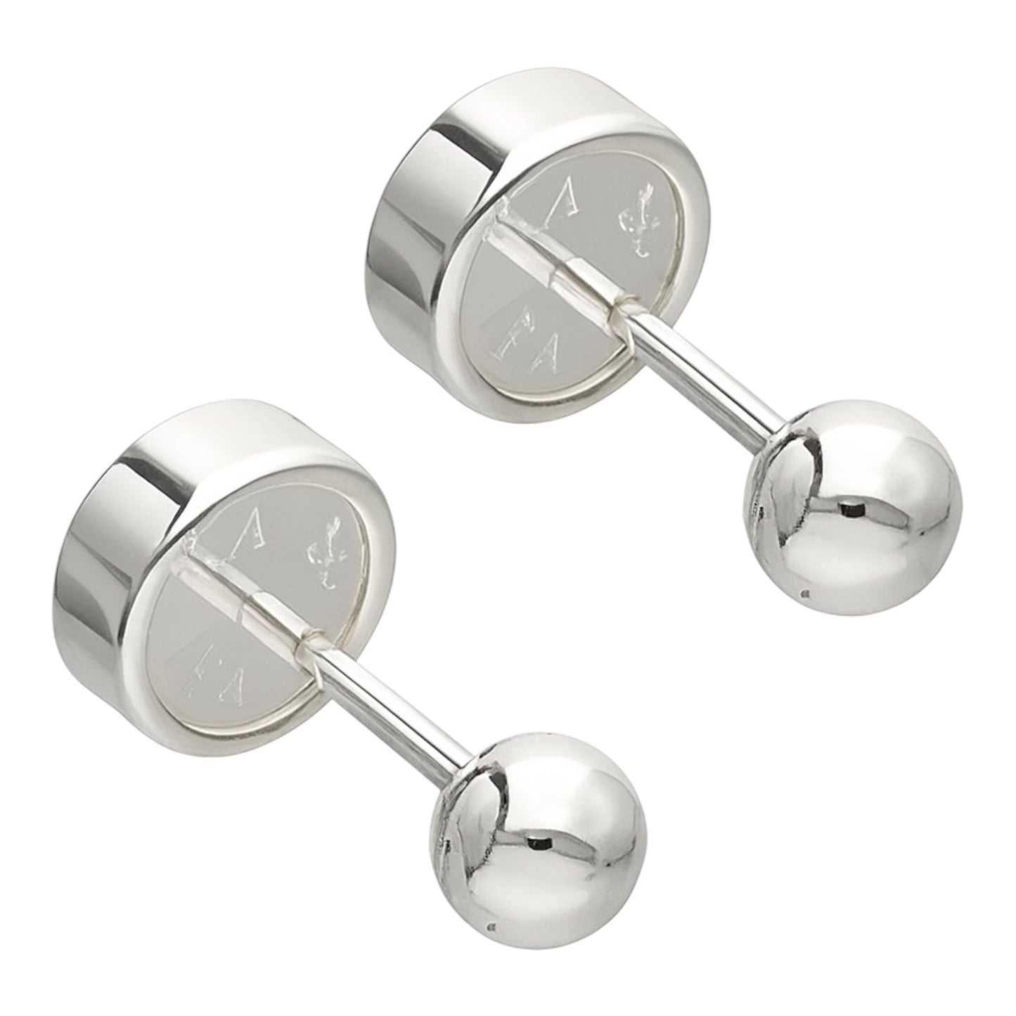Aros Abridores de Plata 925 para Bebé Modelo Bolita (3mm)