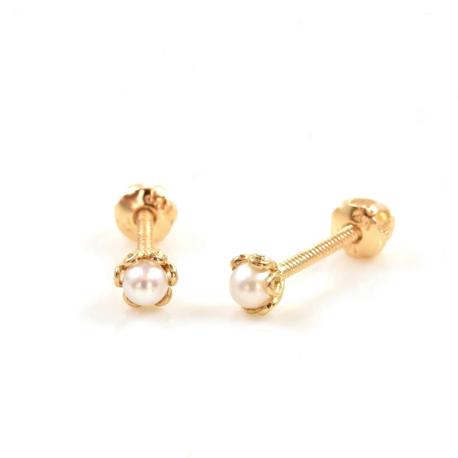 Aros Pegados para Bebé y Niña (Studs) - Aros Desde Bebé – Joyería Infantil en Oro 18k y Plata 925