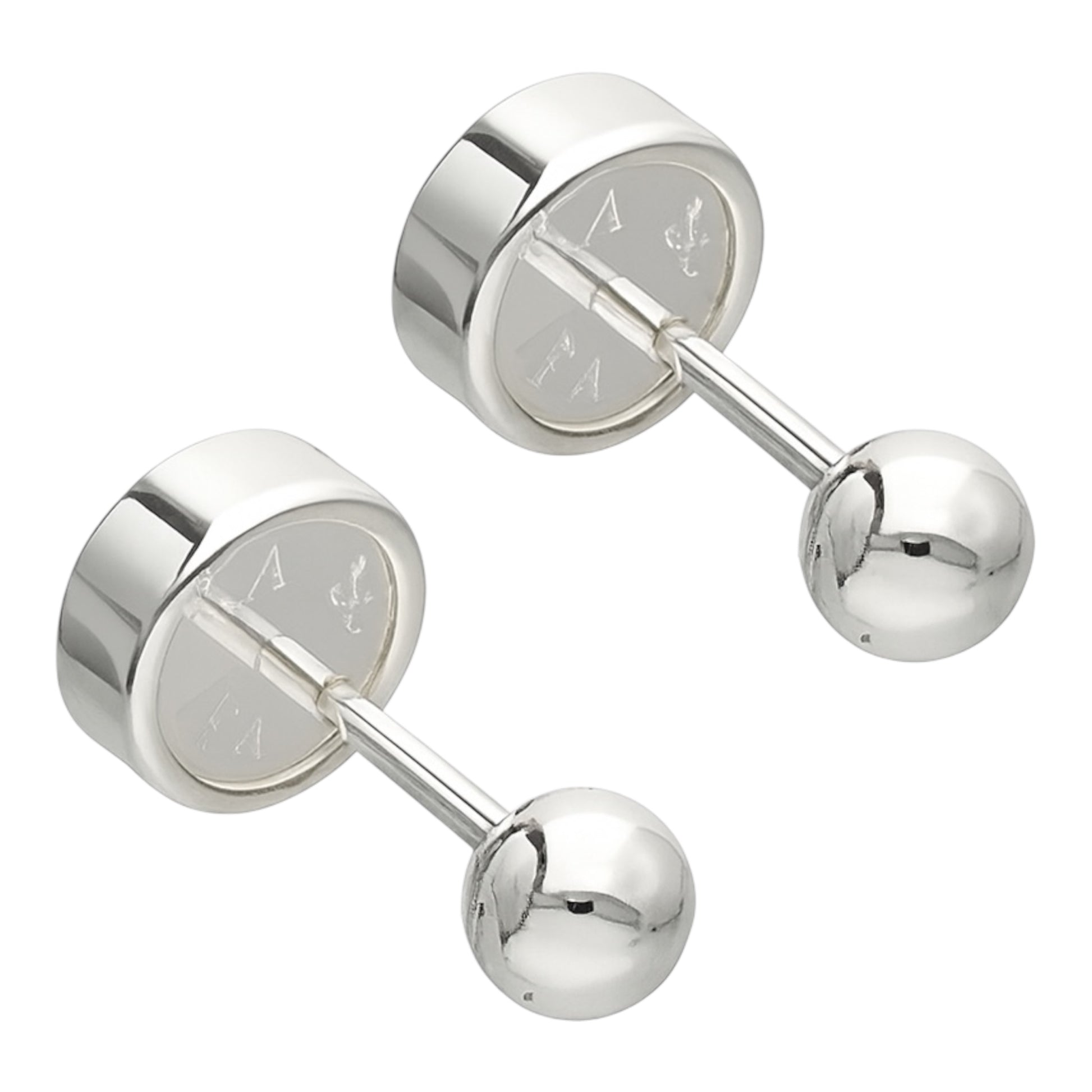 Aros Abridores de Plata 925 para Bebé Modelo Bolita (3mm)
