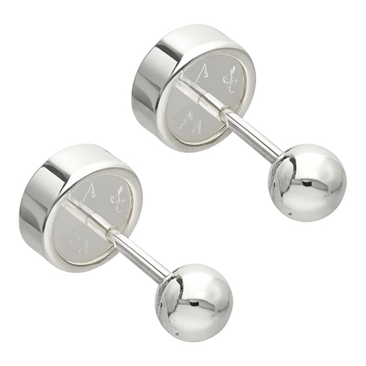Aros Abridores de Plata 925 para Bebé Modelo Bolita (3mm)