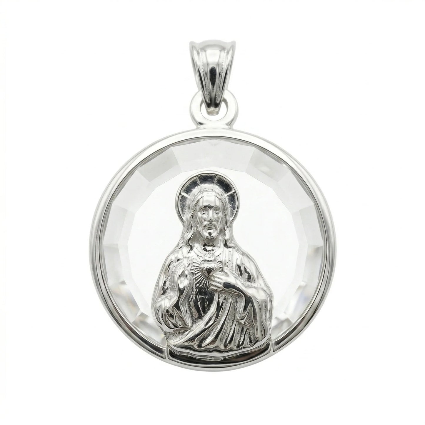 medalla sagrado corazon de jesus para niño