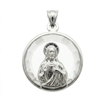 medalla sagrado corazon de jesus para niño